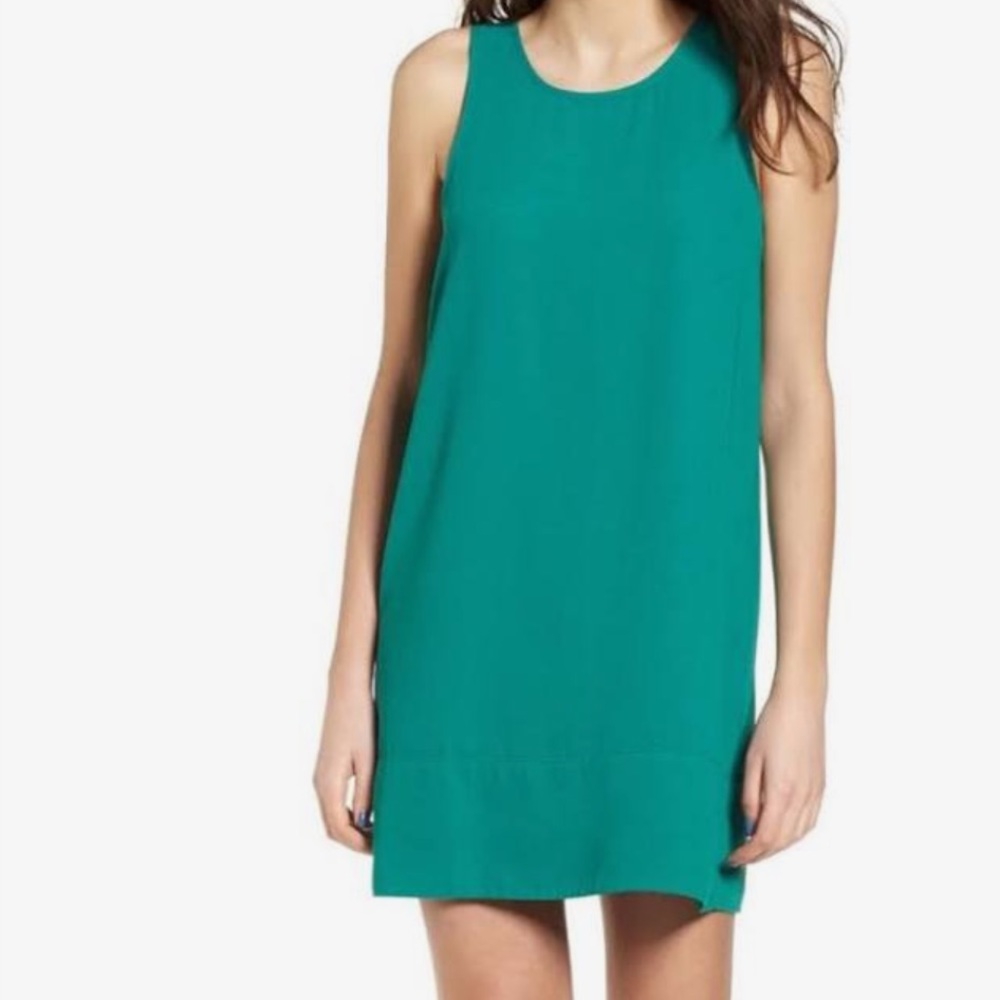 NWT Leith shift dress green. Size Large.